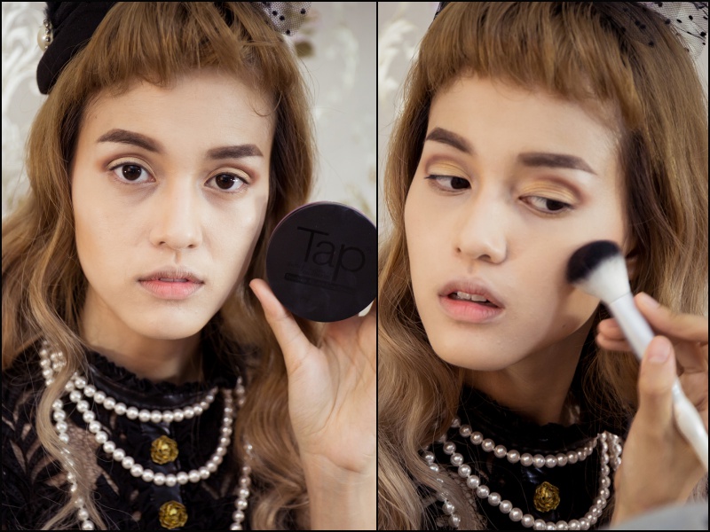 Make up Vintage สายฝ.แบบมาดามฝรั่งยุค40s ด้วย Cosluxe อายไลเนอร์ Monet 09