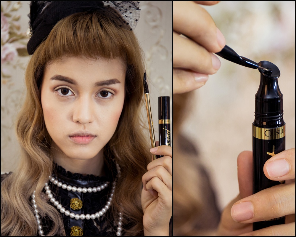 Make up Vintage สายฝ.แบบมาดามฝรั่งยุค40s ด้วย Cosluxe อายไลเนอร์ Monet 11