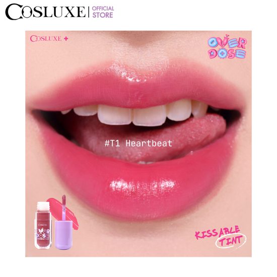 COSLUXE OVERDOSE KISSABLE TINT #T1 HEARTBEAT
