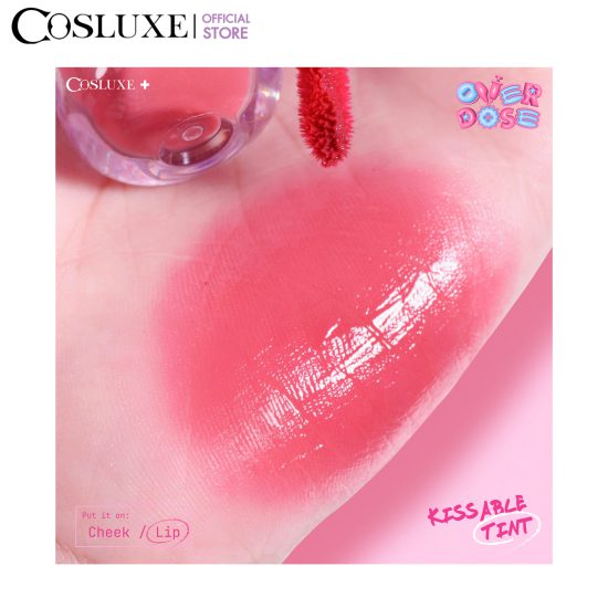 COSLUXE OVERDOSE KISSABLE TINT #T1 HEARTBEAT