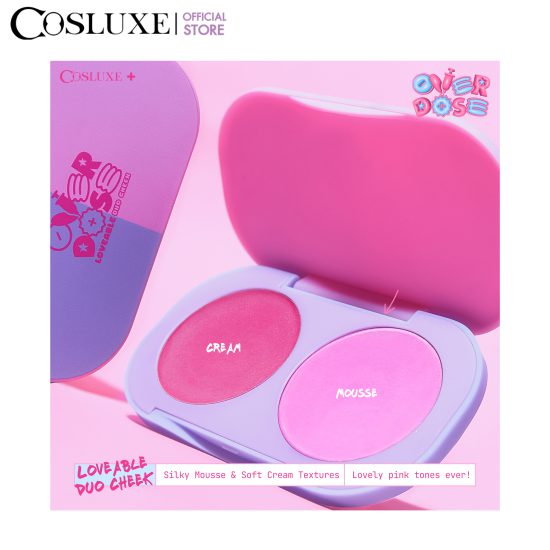 COSLUXE OVERDOSE LOVEABLE DUO CHEEK #22 HEART TABLET