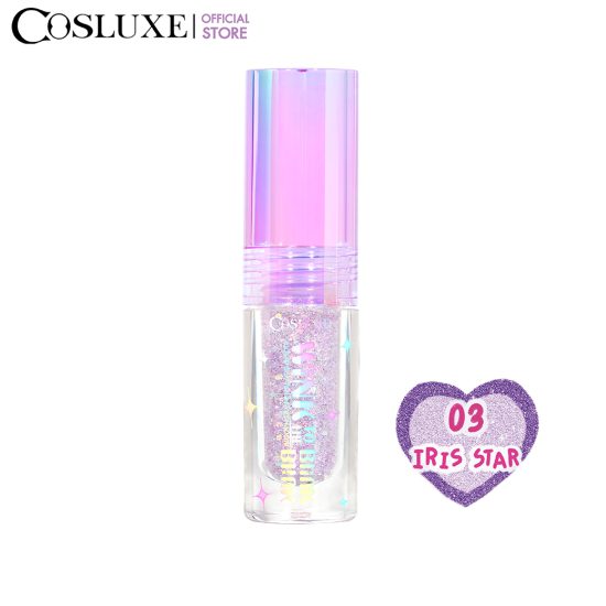 COSLUXE WINK TO THE BLINK BLINK-SUPER STAR LIQUID GLITTER DOLLY&EYESHADOW NO.03 IRIS STAR