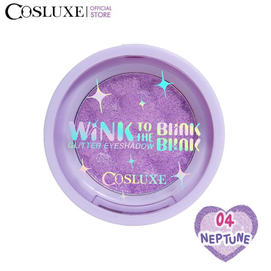 COSLUXE WINK TO THE BLINK BLINK TWINKLE GLITTER STAR GLITTER EYESHADOW POWDER NO.04 NUPTUNE