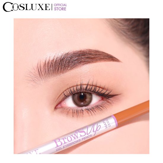 COSLUXE BROWSUP GEL EYEBROWS PENCIL MAPLE SYRUP-น้ำตาลทอง