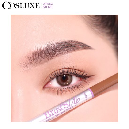 COSLUXE BROWSUP GEL EYEBROWS PENCIL TEQUILA-น้ำตาลเทาอ่อน